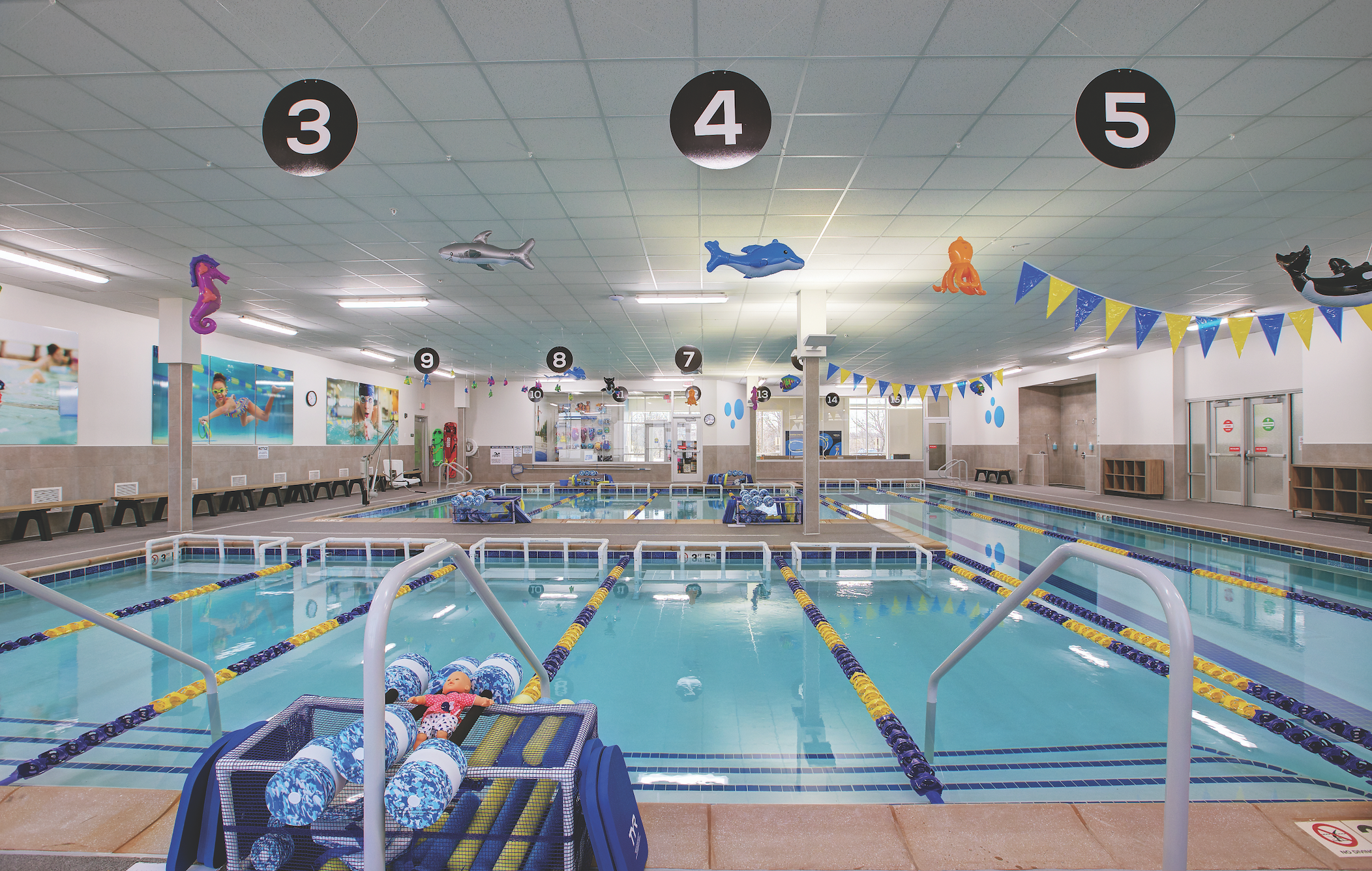How deep should water be to learn to swim? - Foss Swim School